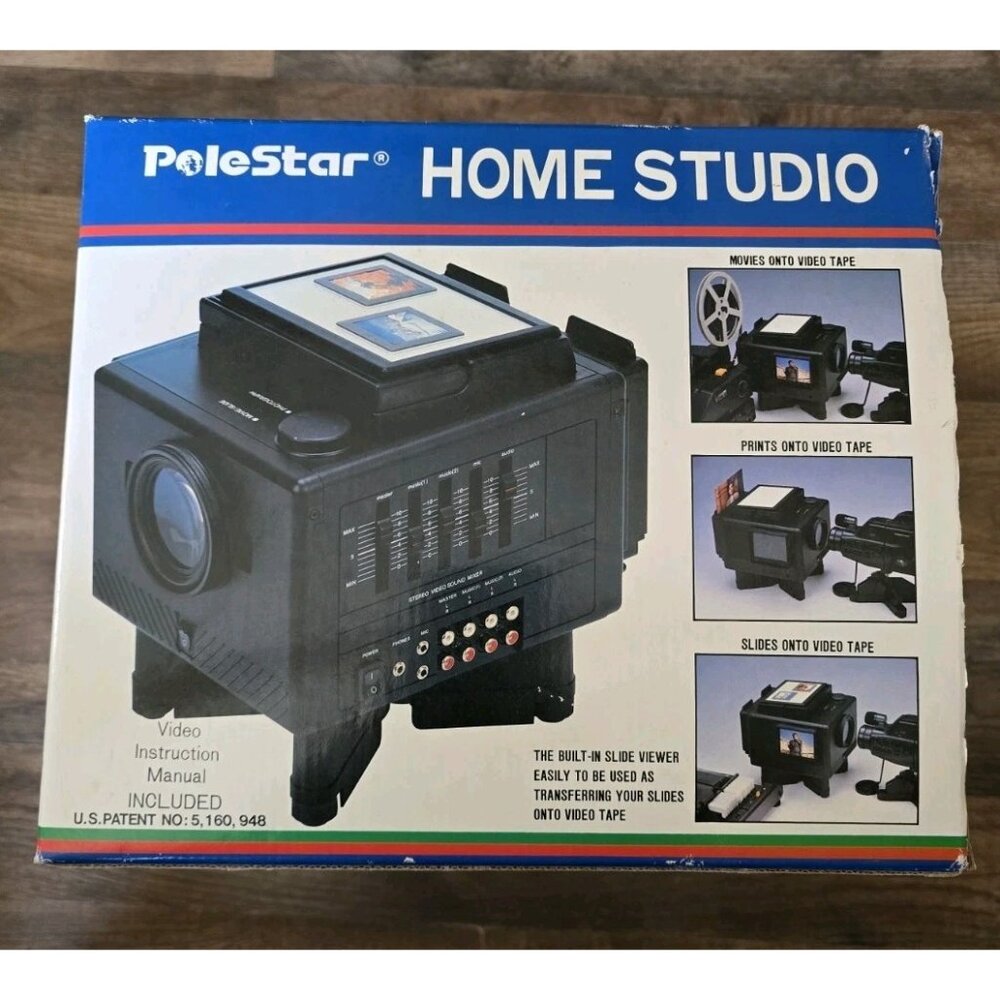 Vintage PoleStar Home Studio PV 35PLS Video Transfer System New retro